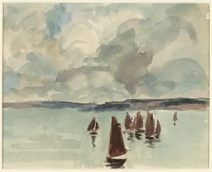 Pinasses, Bassin d&39;Arcachon, c.1928